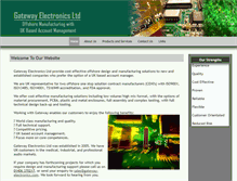 Tablet Screenshot of gateway-electronics.com